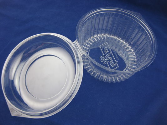 食品等級のプラスチック ペット生物分解性のクラムシェルの食品容器8oz 12oz 16oz
