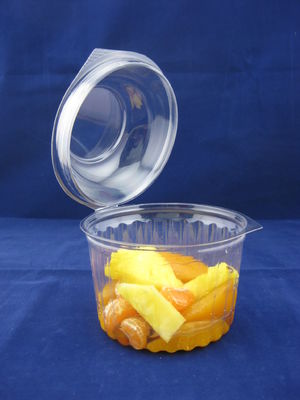 食品等級のプラスチック ペット生物分解性のクラムシェルの食品容器8oz 12oz 16oz