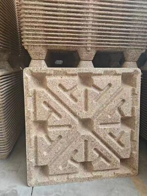 耐久性のある圧縮木パレット 膨張率は5%未満 遠距離輸送や内陸輸送に適しています